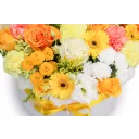 Box žlutých květin